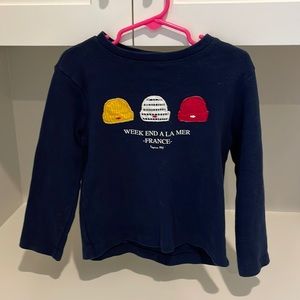 Navy Sweatshirt French, size 5